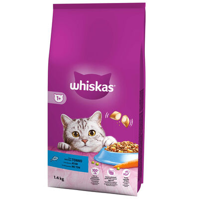 Whiskas Cat Adult 1+ Croccantini Tonno 1,4 kg