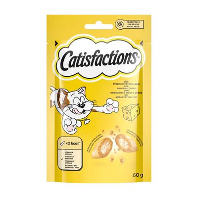 Catisfactions Snack per Gatto al Formaggio 60 gr