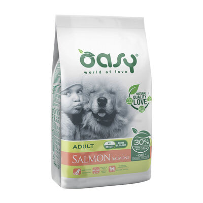 Oasy Dog Adult Medium Large One Animal Protein Salmone 2,5 Kg