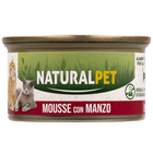 Naturalpet Cat Adult Mousse con Manzo 85 gr
