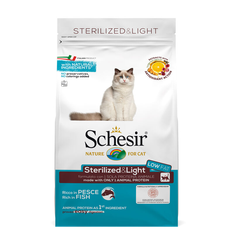 Schesir Cat Sterilized & light ricco in pesce 400 gr