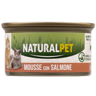 Naturalpet Cat Adult Mousse con Salmone 85 gr