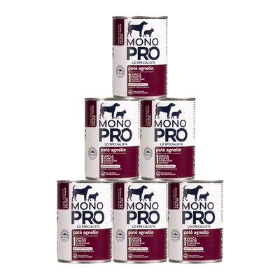 Monopro Dog Adult All Breeds Pat&egrave; Agnello 400 gr