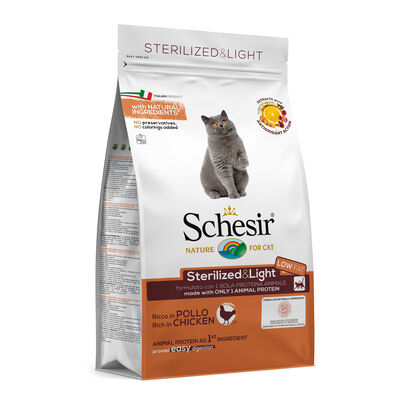 Schesir Cat Sterilized & Light ricco in Pollo 1,5 Kg