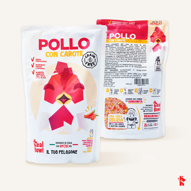 Real Bowl Dog Adult Grain Free Pollo 700gr