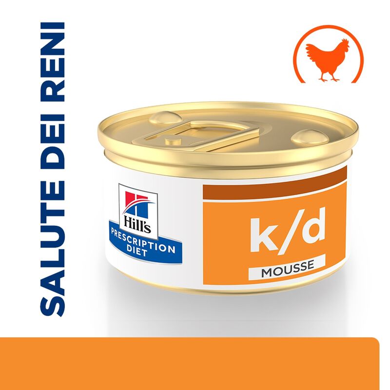 Hill's Prescription Diet k/d Alimento Umido per gatti adulti con Pollo 85 gr
