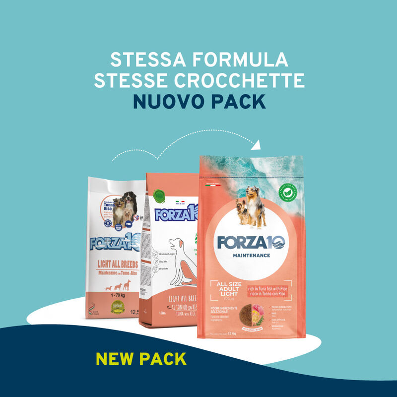 Forza 10 Dog All breeds Light Tonno con riso 12kg
