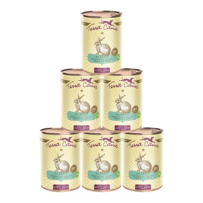 Terra Canis Dog Classic Coniglio con Zucchino, Amaranto e Aglio orsino 400 gr