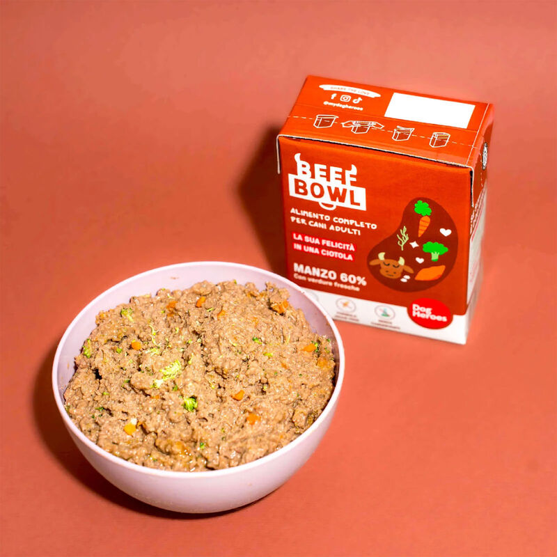 Dog Heroes Beef Bowl Manzo Grain Free 390 gr