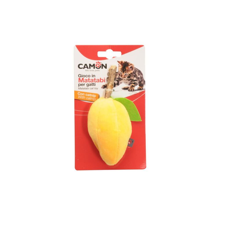 Camon Gioco Gatto frutta in poliestere e matatabi con catnip