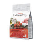 Italianway Dog Adult Mini Sensitive Intestinal Aid Maiale e piselli integrali 1,5 kg