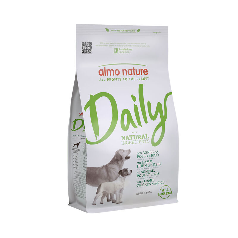 Almo Nature Daily Dog All breeds con Agnello, pollo e riso 1,2kg - Scad. Novembre 25