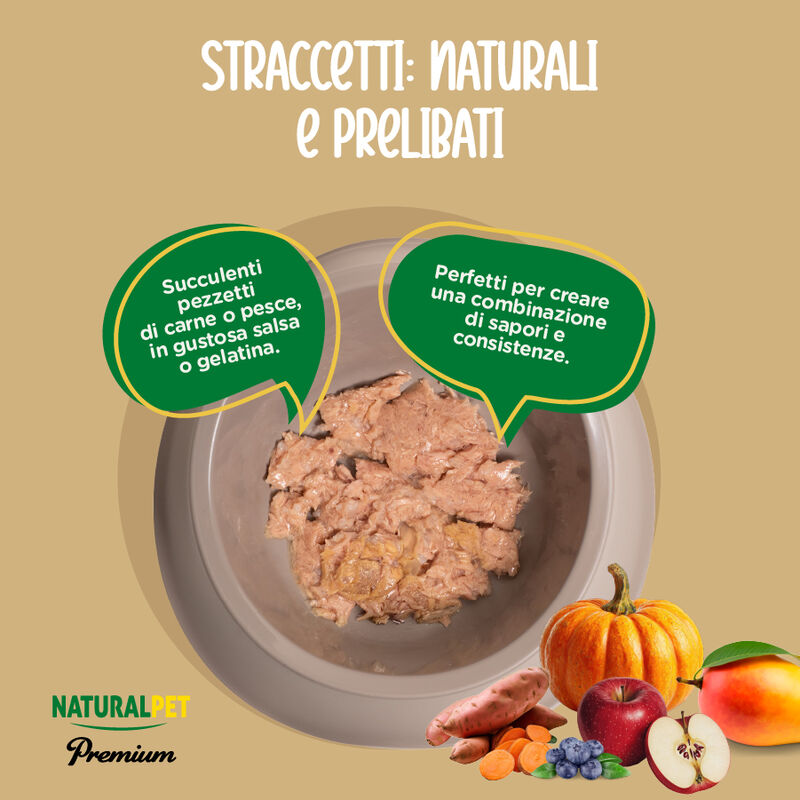 Naturalpet Premium Cat Adult Tonno con Gamberetti 70 g
