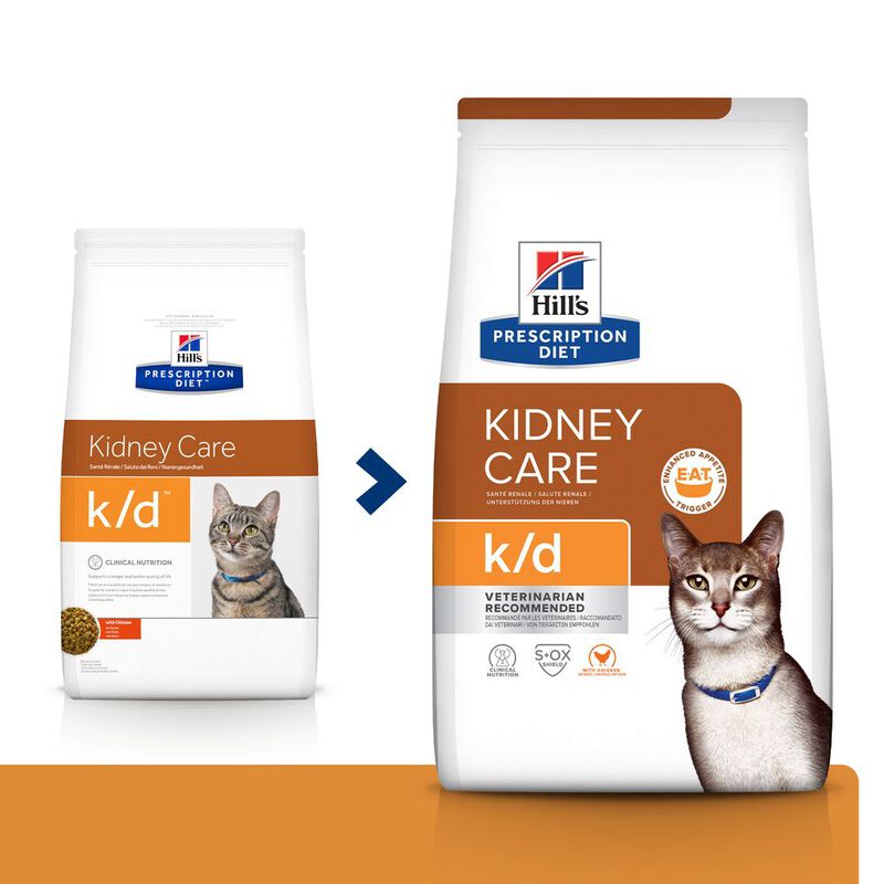 Hill's Prescription Diet Cat k/d con Pollo 1,5 kg