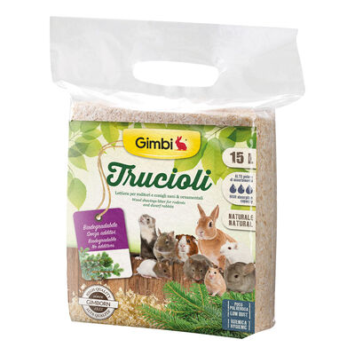 Gimbi Lettiera trucioli 15 lt