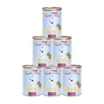 Terra Canis Dog Puppy Manzo con mela, carota e rosa canina 400 gr