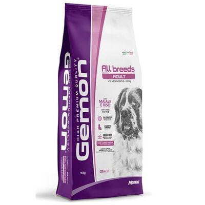 Gemon Dog Adult All Breds al Maiale e Riso 15 kg
