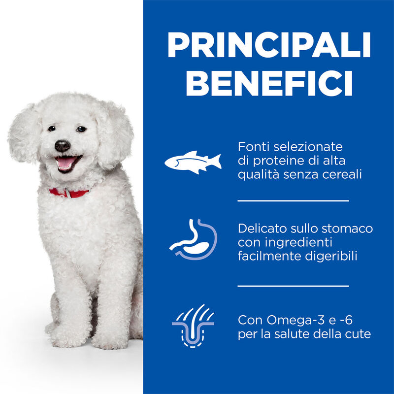 Hill's Science Plan Hypoallergenic Dog Adult Small & Mini Salmone 1,5Kg