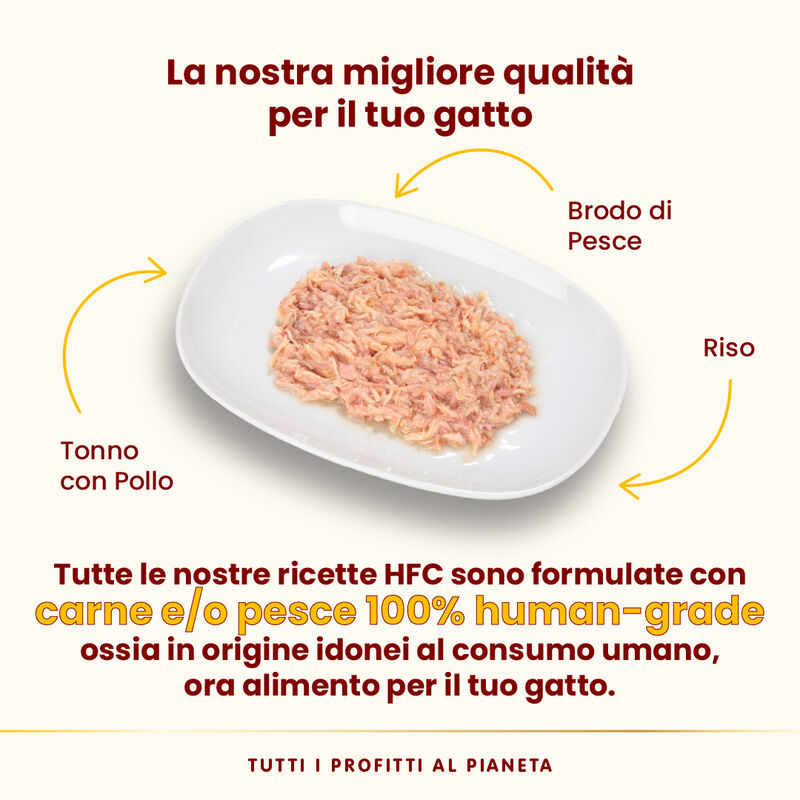 Almo Nature HFC Natural Cat Tonno con Pollo 280 gr