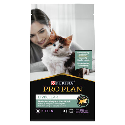 Purina Pro Plan LiveClear Cat Kitten ricco In Tacchino 1,4 kg