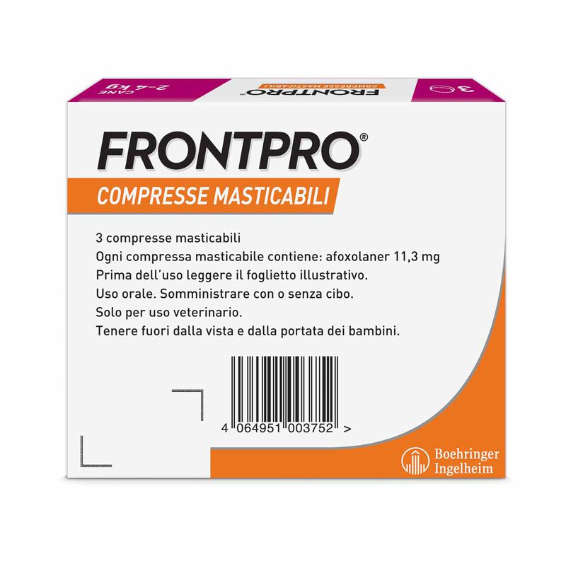 Frontpro compresse masticabili per cani 2-4 kg