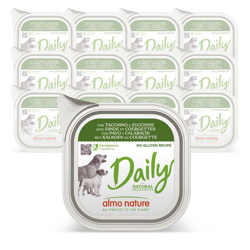 Almo Nature Daily Dog Adult Tacchino e zucchine 100gr