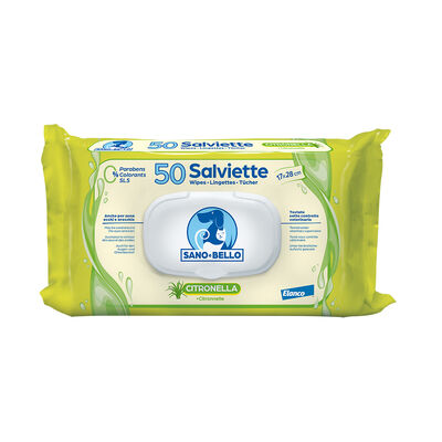 Sano e Bello Salviette Citronella 50 pz