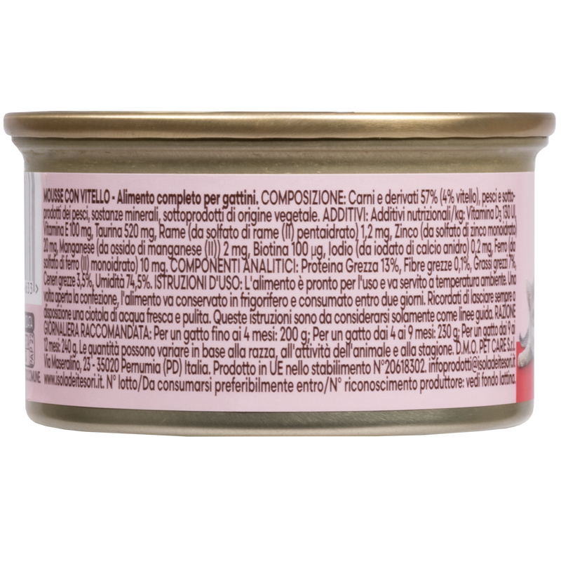 Naturalpet Prime Orme Kitten Mousse Vitello 85 g