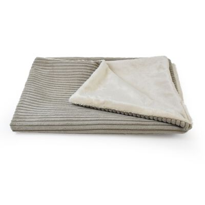 L'Isola dei Tesori Coperta in Pelouche color Panna 67x87 cm