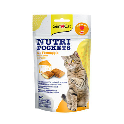 Gimcat Nutri Pockets con Formaggio 60 gr