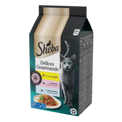 Sheba Delice Gourmands Cat Adult Taste of Hawaii 6x50gr
