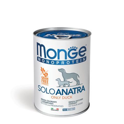 Monge Monoprotein Dog Adult Grain Free Solo Anatra 400 gr