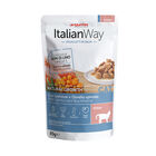 Italianway Kitten Natural growth Sfilaccetti in salsa Salmone e Olivello spinoso 85 gr