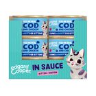 Edgard & Cooper Cat Kitten Bocconcini in Salsa Merluzzo e Pollo 85 gr