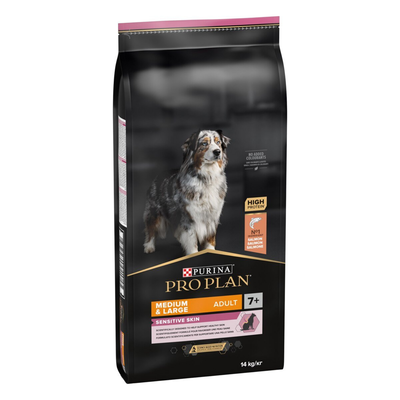 Purina Pro Plan Dog Adult Medium&Large 7+ Sensitive Skin Salmone 14 kg