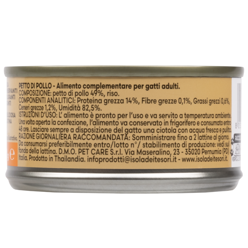 Naturalpet Premium Cat Adult petto di Pollo 70gr