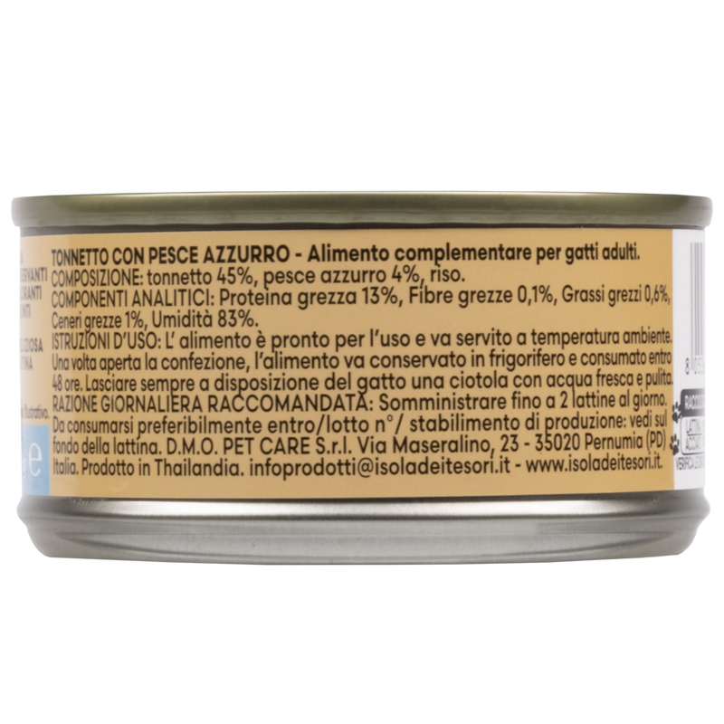 Naturalpet Premium Cat Adult Tonnetto con pesce azzurro 70gr