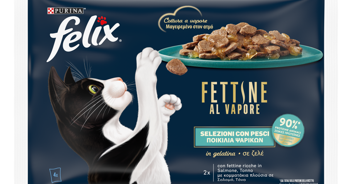 Felix Cat Adult Fettine al vapore Salmone e tonno 80grx4pzL