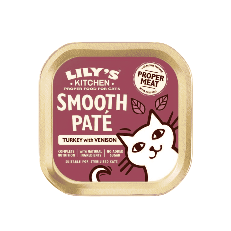 Lily's Kitchen Pat&eacute; per gatti adulti Cervo e tacchino 85 gr