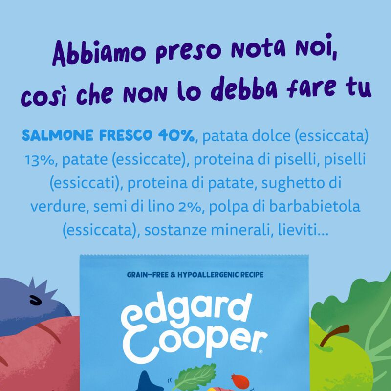 Edgard & Cooper Dog Adult Salmone 2,5 kg