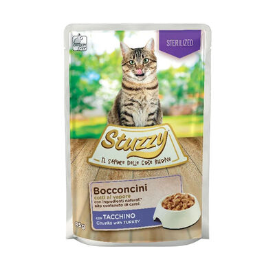 Stuzzy Cat Sterilized Bocconcini con Tacchino 85 gr