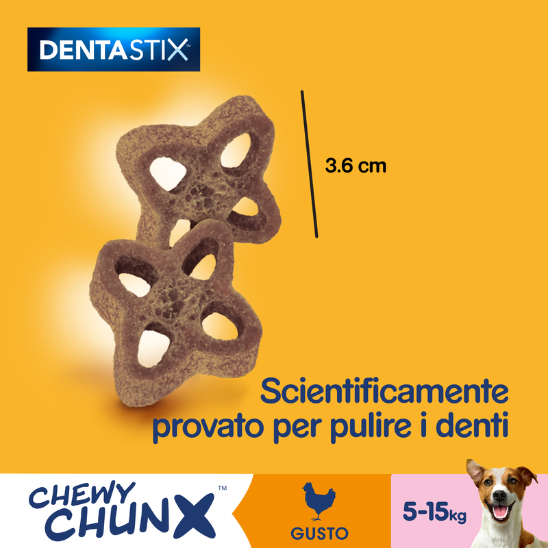 Pedigree Dog Chewy Chunx Mini al Pollo 68grx5pz