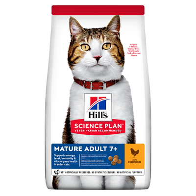 Hill's Science Plan Cat Mature Adult 7+ al Pollo 300 gr.
