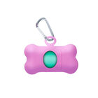 Petup Dispenser Bosso porta sacchetti igienici Blu o Rosso
