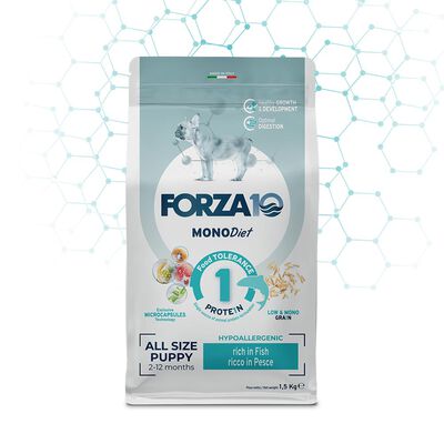 Forza10 MonoDiet Dog Puppy al pesce 1,5 kg