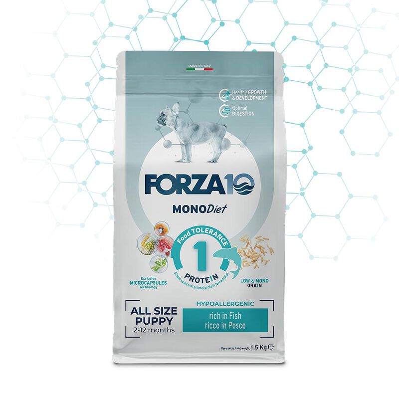 Forza10 MonoDiet Dog Puppy al pesce 1,5 kg