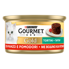 Gourmet Gold Tortini Cat Adult  con Manzo e Pomodori 85 gr