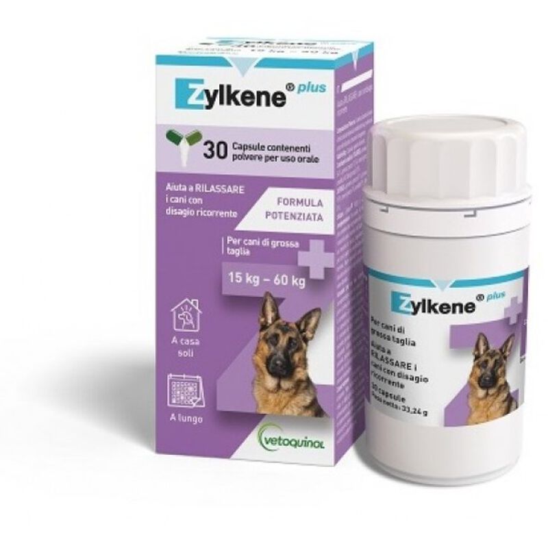 Vetoquinol Zylkene Plus Cani 15-60 kg 30 cps