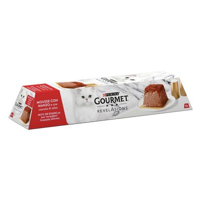Gourmet Revelations Cat Manzo in mousse 4 pz x57 gr