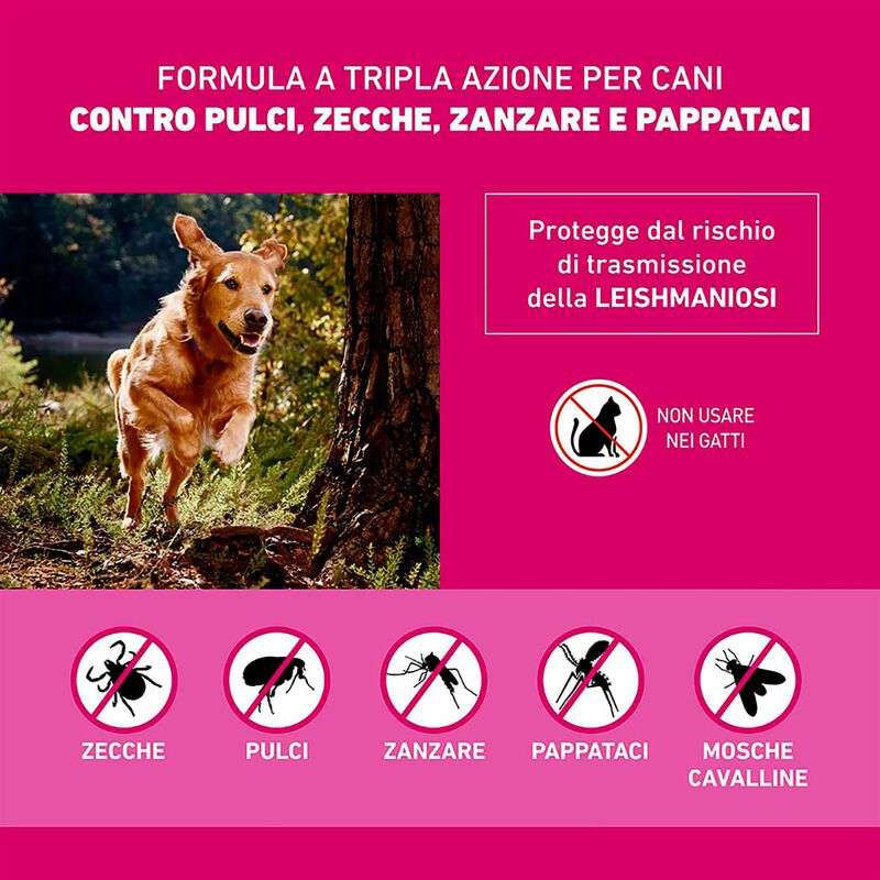 Frontline Tri-act antiparassitario cani 10-20 kg - 6 pipette